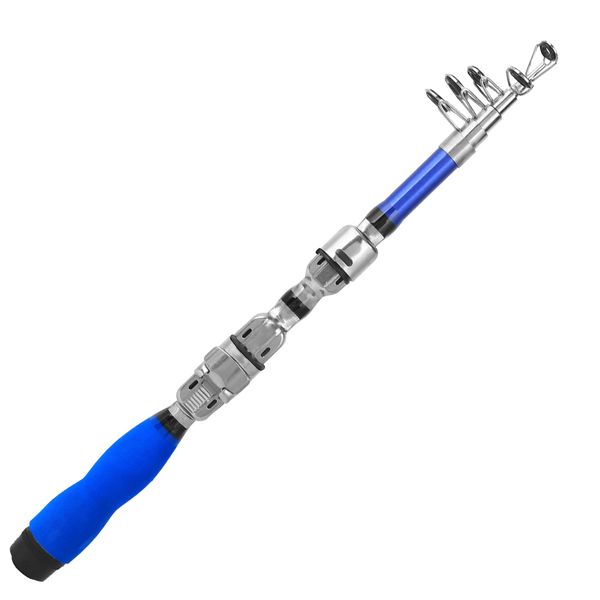 1.2m Blue Pocket Fishing Rod
