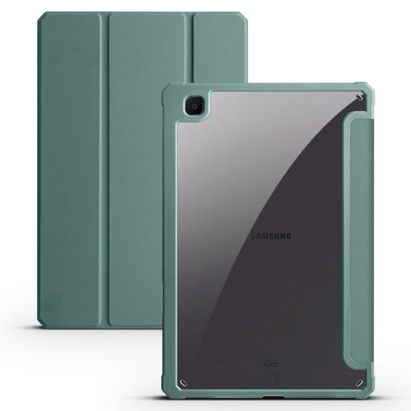 Cover For Samsung Galaxy Tab S6 Lite (2024) PU Leather Tri-fold Stand