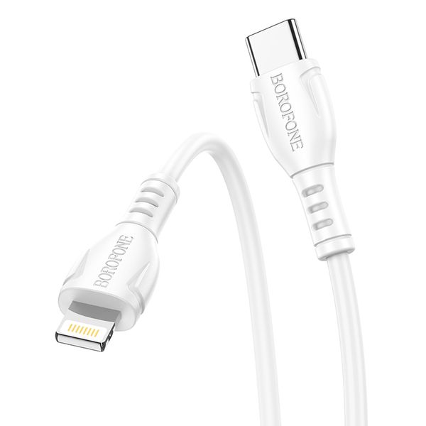 Borofone Type C To Lightning Fast Charging Cable 12W - 1M White