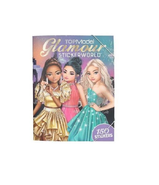 Top Model Glamour Stickerworld with 6 x Sticker Pages