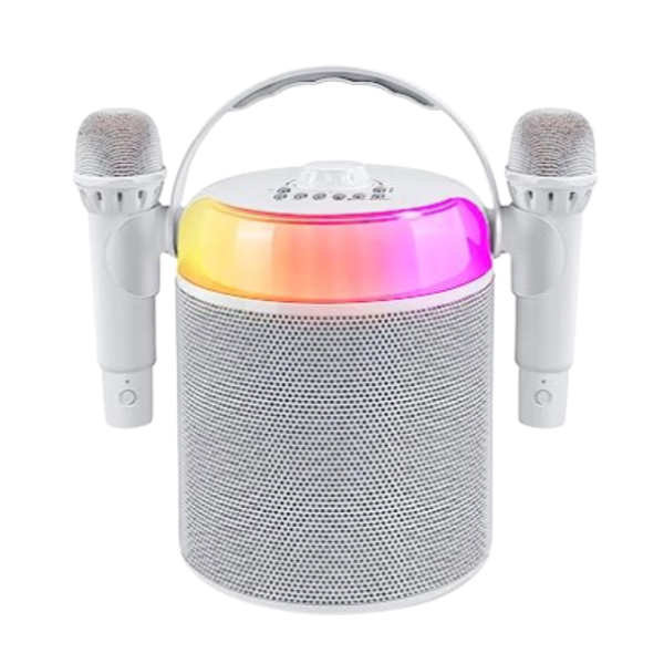 Kasinuo Karaoke Machine Bluetooth Speaker with 2 Wireless Microphone (K82)