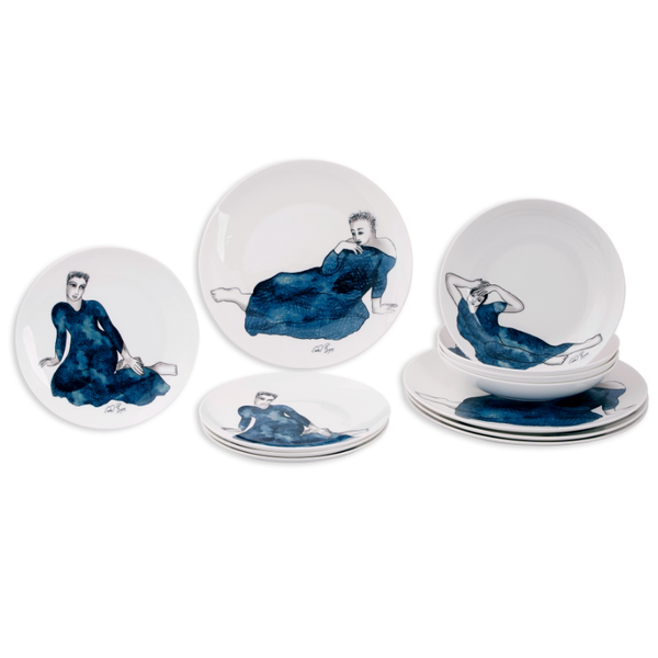 Carrol Boyes Dinnerware 12 Pieces Set - Indigo Girls