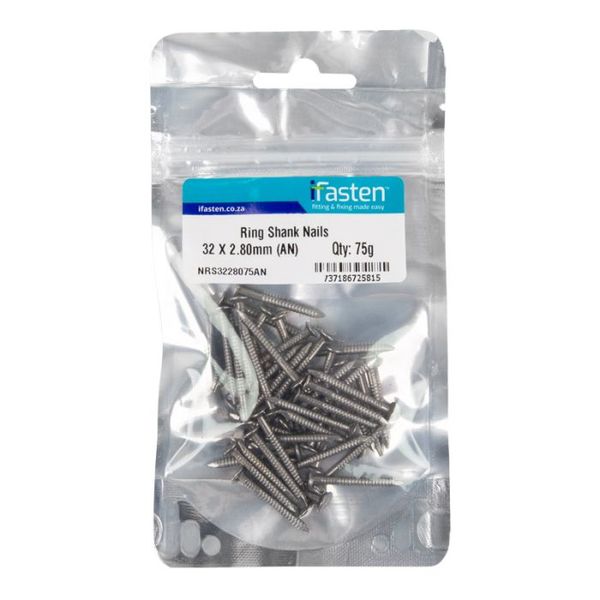 Ifasten Nail Ring Shank 32MMx2.80MM 75G Pp