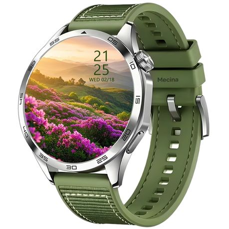 Mecina Green Sports Smart Watch-1.52" Touchscreen Activity & Health Tracker Image