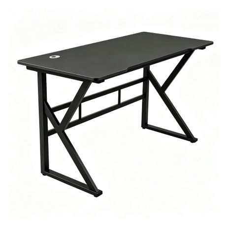 Computer Desk,K-Shaped,Metal Frame Work Table for Gaming Home Office Use Image