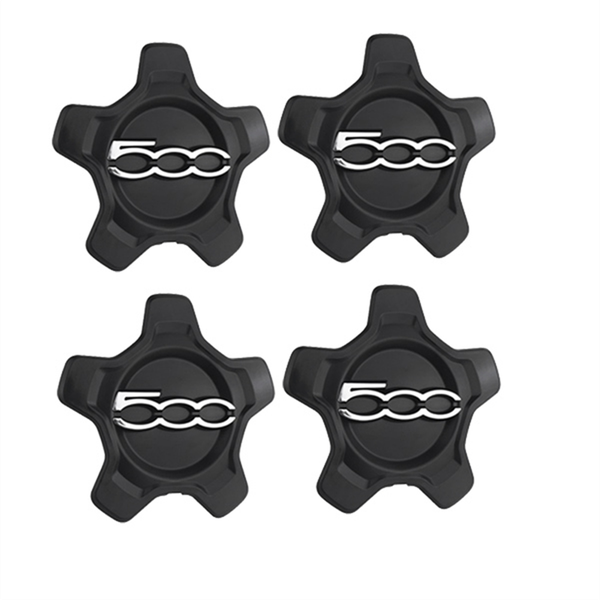 4 Pcs Car Wheel Center Cap Cover for 500 x 2016-2022 Compatible with Fiat