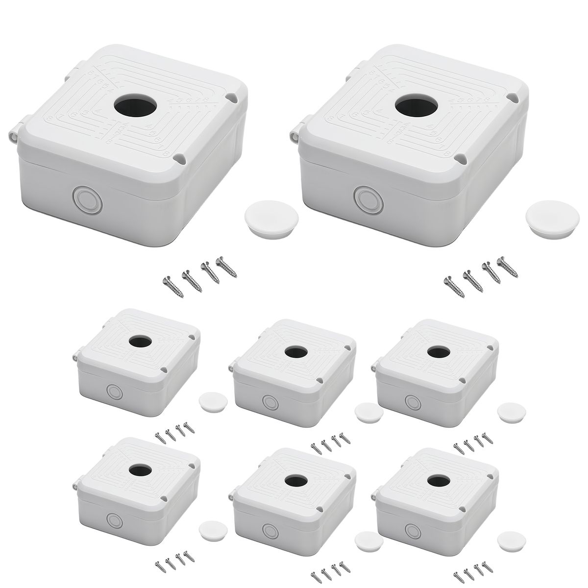 8 Piece Camera Junction Box Junction Box Mount Bracket Fits Wall Ceiling