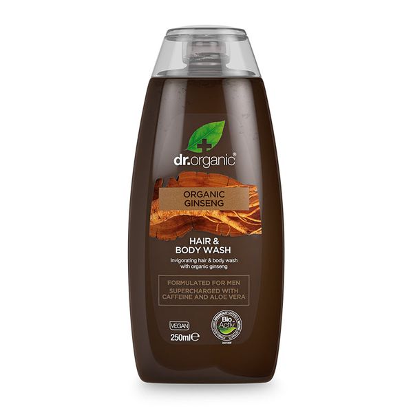 Dr.Organic Ginseng - Mens Hair &amp; Body Wash 250ml