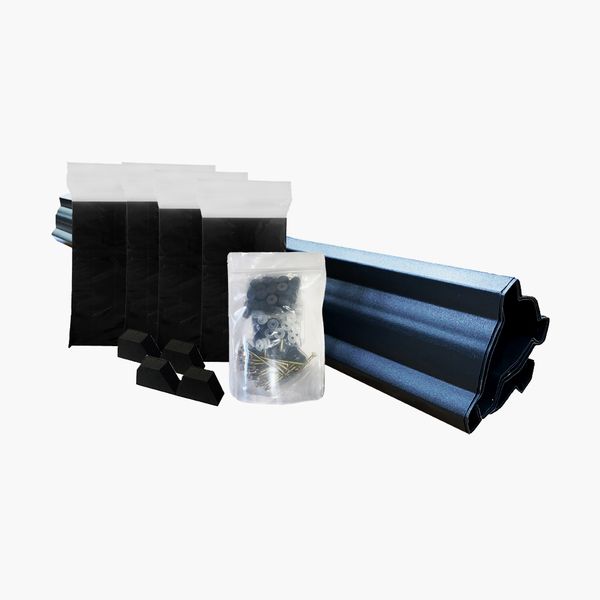 Charcoal Grey Opaque Polycarboante IBR Roof Sheets - 5 Sheets and Fixings Bundle (1.95m)