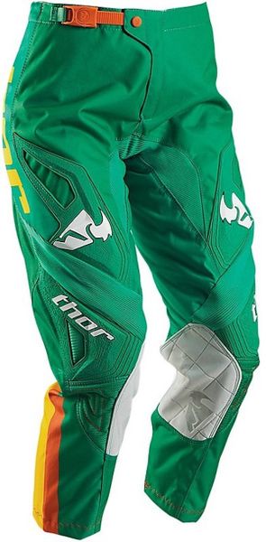 Thor Women's Bonnie Green/Yellow Pants