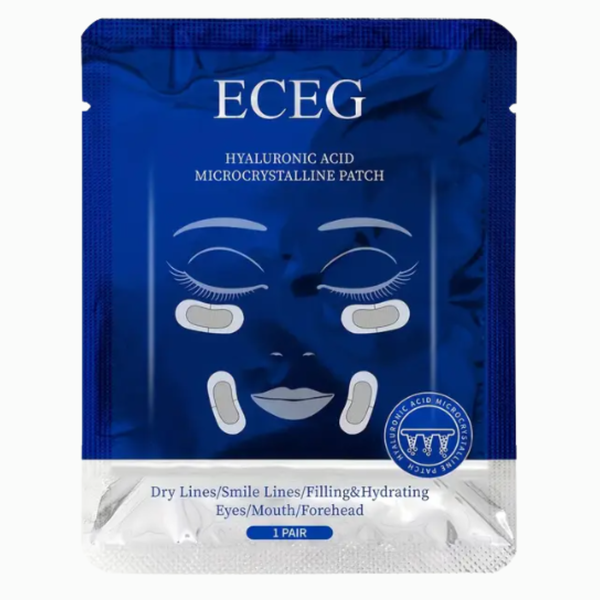 ECEG Hyaluronic Acid Microcrystalline Eye Patches - 2 Pairs