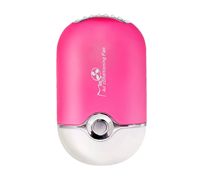 Mini Eyelash Drying Fan, USB Rechargeable, Pink