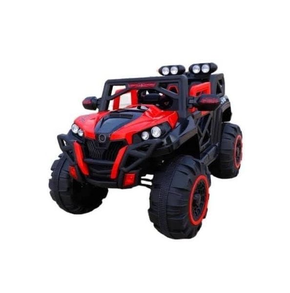 Kids Electric Ride-On Off-Road Jeep with Remote Control &amp; LED Lights