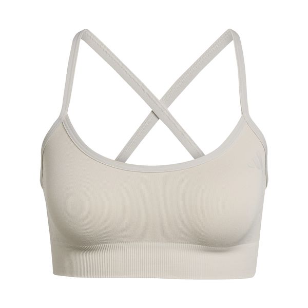adidas Women's Workout Essentials Light-Support Knit Bra - Wonder Alumina