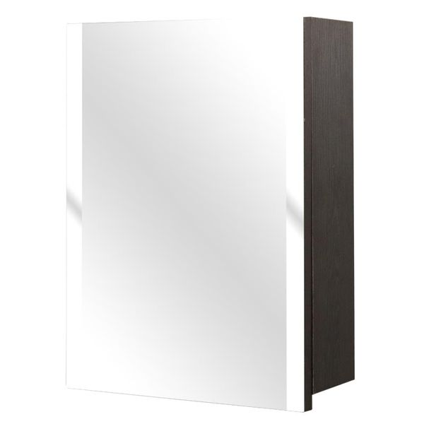 Bathroom Mirror Cabinet - Medicine Cabinet - Mozambique Wenge