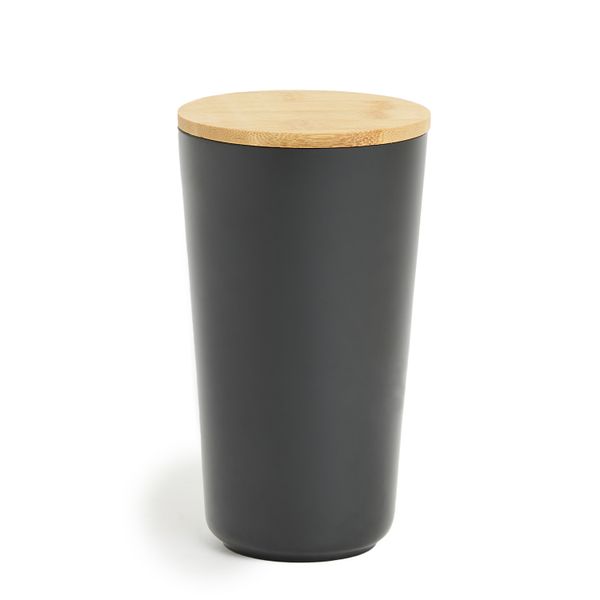 George &amp; Mason - Black Bamboo Fibre Storage Container - Large