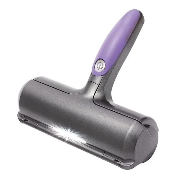 Led Light Reusable Pet Grooming Slicker Remover Tool Hair Roller Brush