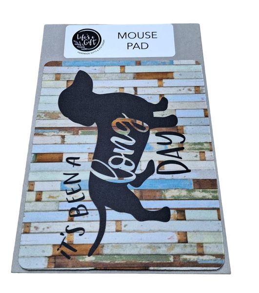 Mouse Pad 22 x 18 cm - It's Been a Long Day Duchshund