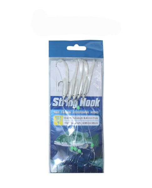 YB Sparkle -Luminous Sabiki Rigs:5 Packs with Glow Beads, High Carbon Hooks