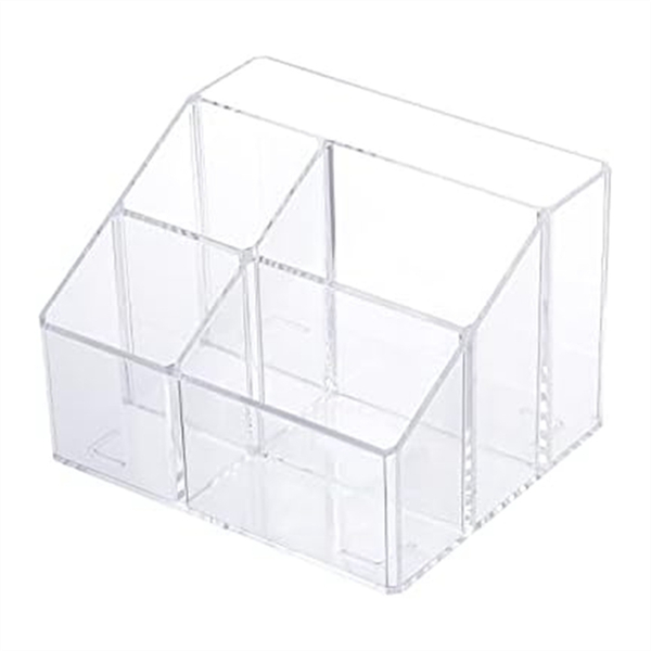 Clear Pen Organizer for Desk Plastic Office Supply B