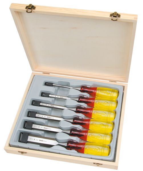 Irwin 6 Piece Steel Bevel Edge Chisel Set
