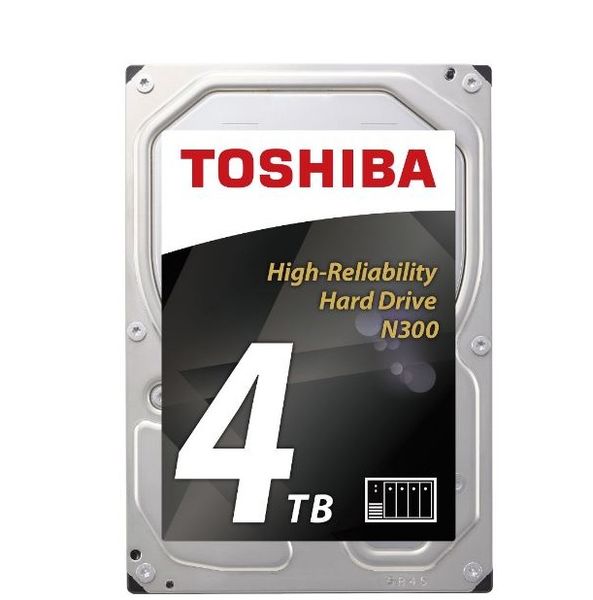Toshiba 4TB N300 SATA III 3.5 Inch Hard Drive