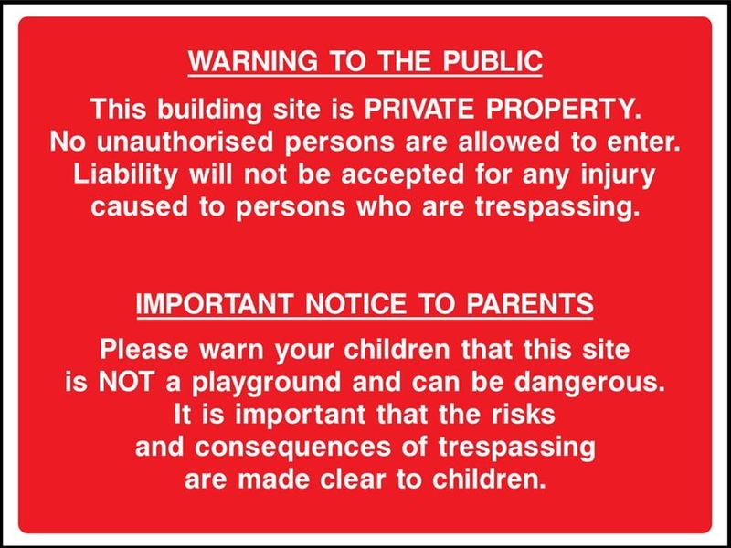 Warning To The Public Sign 440x440 On Chromadek