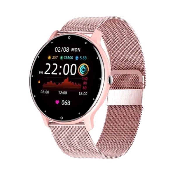 Stainless Steel Womens Smart watch - Pink