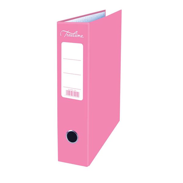 Treeline Pink A4 Board Lever Arch File - Pack of 5
