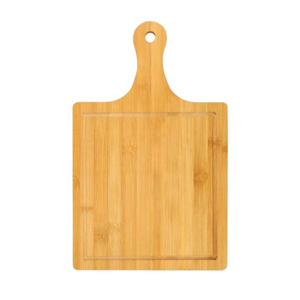 Bamboo Serving Tray - Pizza - Cheese - Appetizer Wooden Serving Tray - 24cm