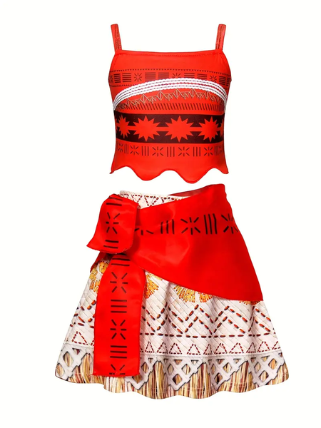 Girls Moana Princess Dress Up Costume