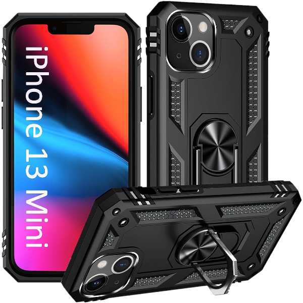 Shockproof Armor Stand Case For iPhone 13 Mini