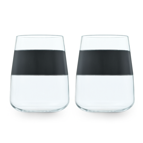 Wine Cooling Glass Set with Cooler Bag - 2Pk