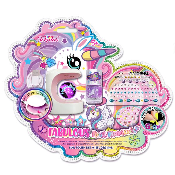Tokidas Glow- in- the Dark Nail Manicure Set