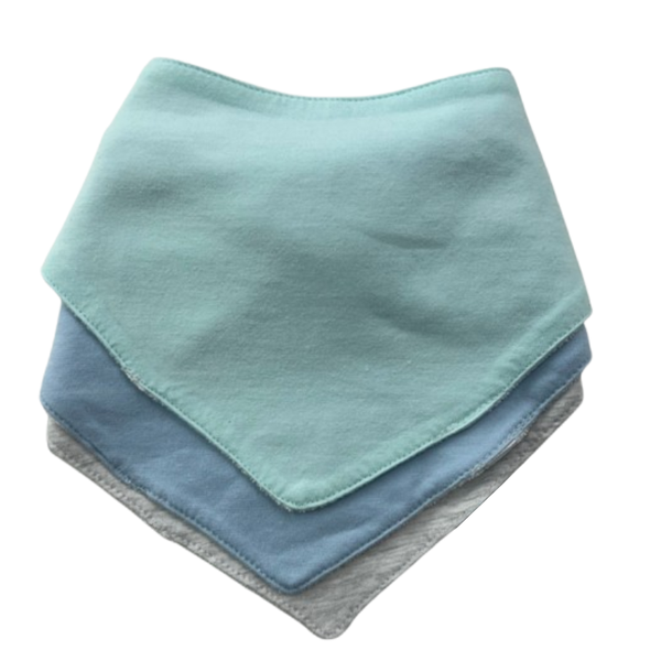 3-Pack 100% Cotton Baby Bibs