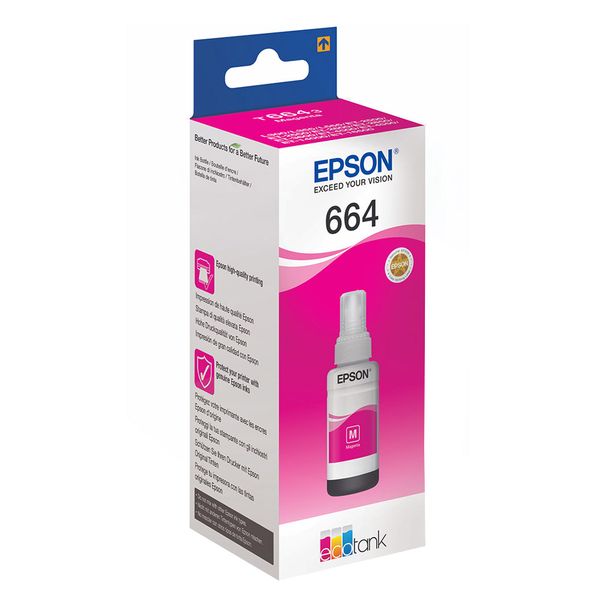 Epson ink bottle T6643 Magenta