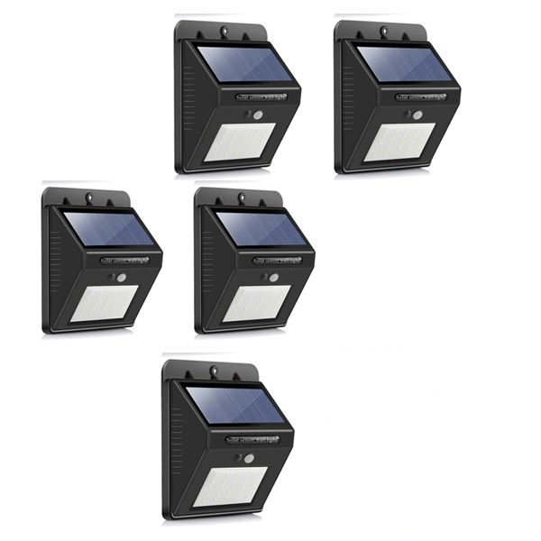Outdoor Motion Sensor Solar Light-Set Of 5