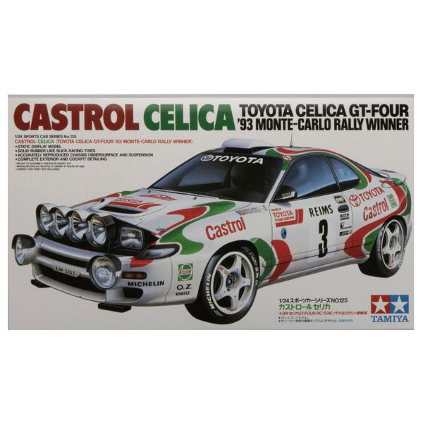 Tamiya 1/24 Castrol Celica Car Plastic Model Kit