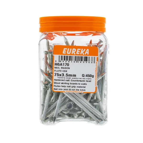 EUREKA Masonry Nail 75 x 3.5mm Q:450g H6A170