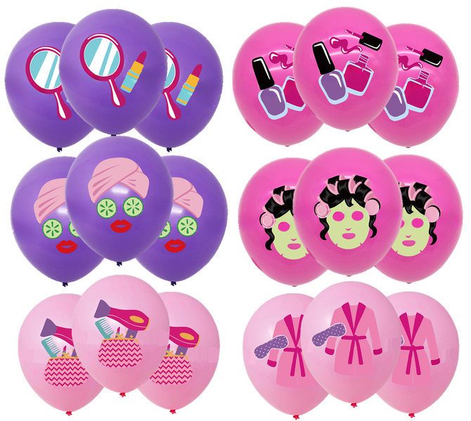 Spa/ Make-up Themed Balloons