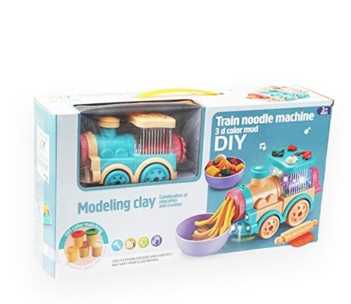 Train Noodle Machine 5 Colour Toy Clay Modeling DIY Play Dough Set