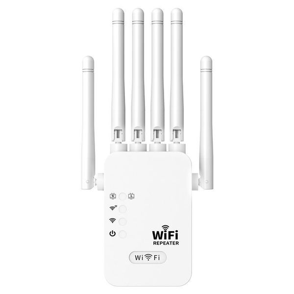 Signal Amplifier 1200M WIFI Repeater Six-antenna Wireless Network