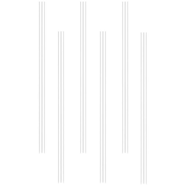 Reusable Clear Straw - Transparent - 6 Piece