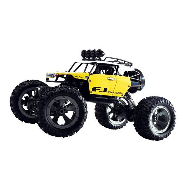 Off-Road 4-Wheel Drive Truck Climbing Vehicle RC Toy - Yellow/Black