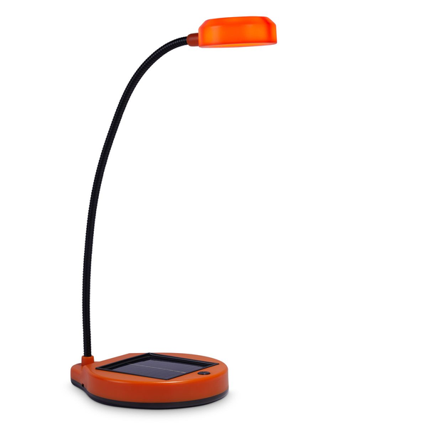 Solar Powered Table Light,Waterproof Solar Table Lamp Desk Lamp - Orange