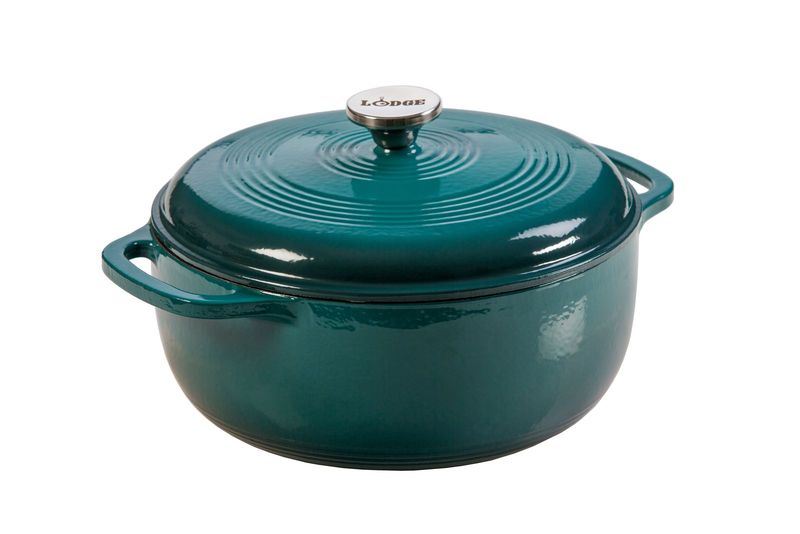 Lodge 5.7Lt Enamel Dutch Oven Lagoon 30cm