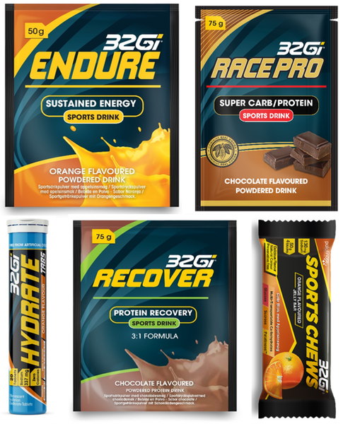 Endurance - Nutritional Training &amp; Race Pack - Orange / Choc - Combo