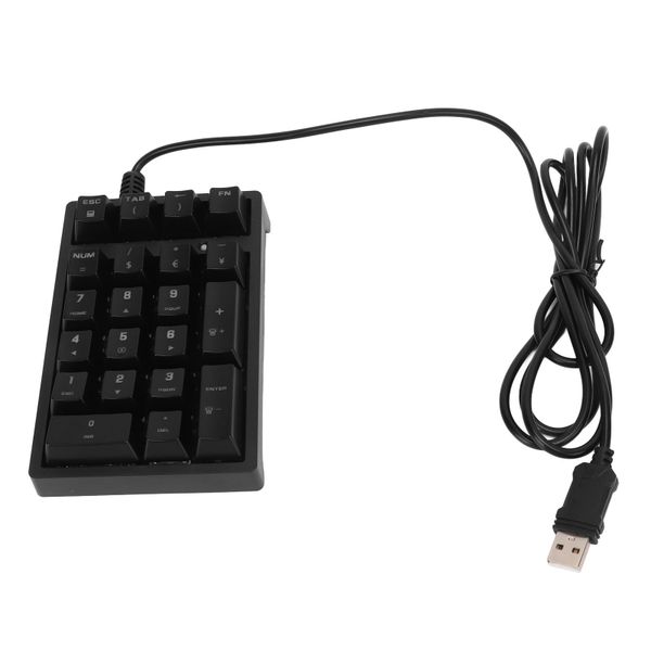 Numeric Keypad Laptop 21 Key Blue Switch Wired
