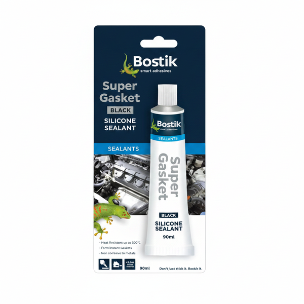 Bostik 90ml Black RTV Silicone Gasket Maker for Automotive Use