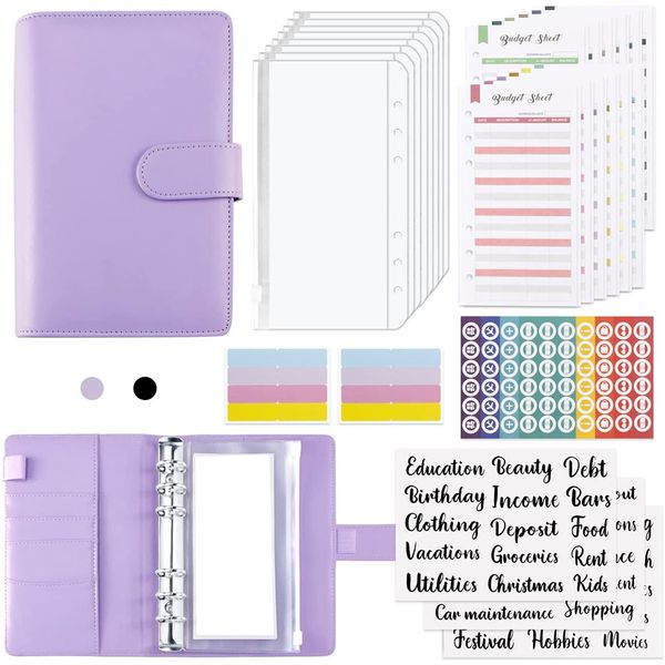 Budget Binder,Money Organizer Cash Envelopes for Budgeting, Budget Binder w